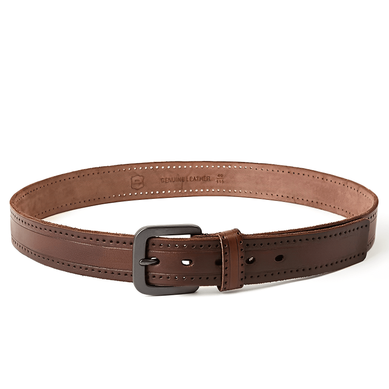 Cinto Masculino de Couro Raphaelos Vintage Royal