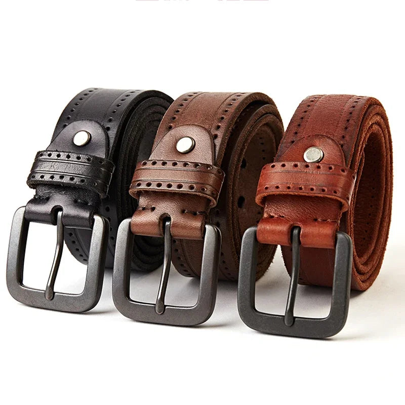 Cinto Masculino de Couro Raphaelos Vintage Royal - imagem 7