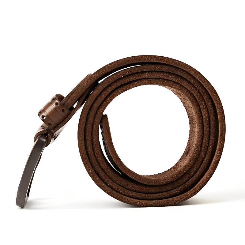 Cinto Masculino de Couro Raphaelos Vintage Royal - detalhe