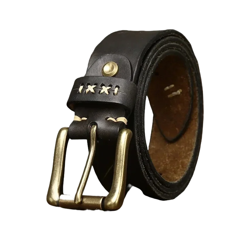 Cinto Masculino de Couro Raphaelos Vintage