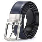 Cinto Social Masculino de Couro Raphaelos Noir - detalhe