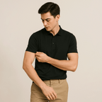 Conjunto 2 Camisas Polos em Seda Gelo Raphaelos - vista lateral