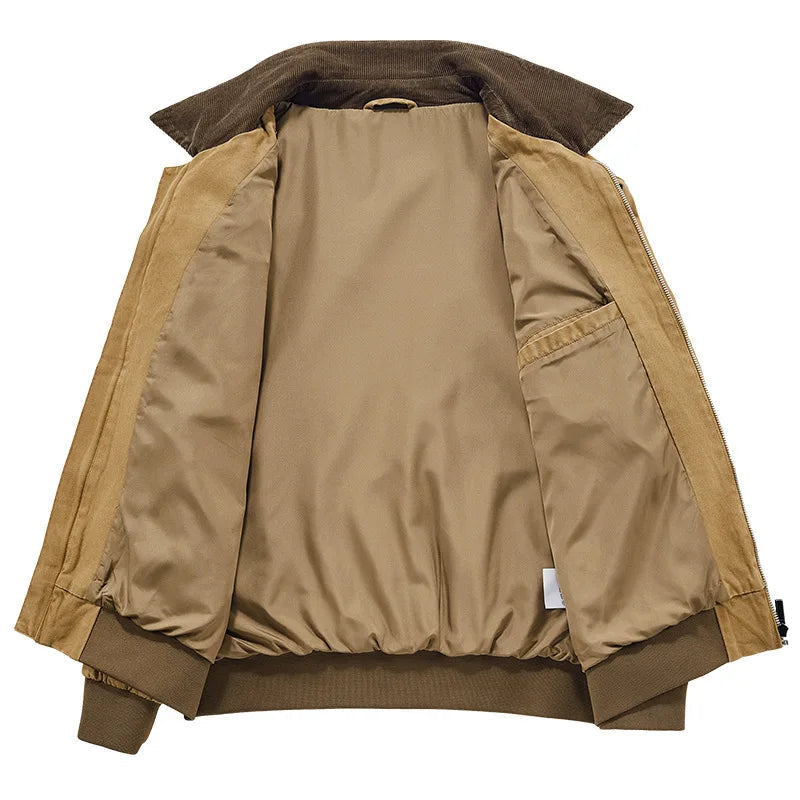 Jaqueta Bomber Vintage Masculina