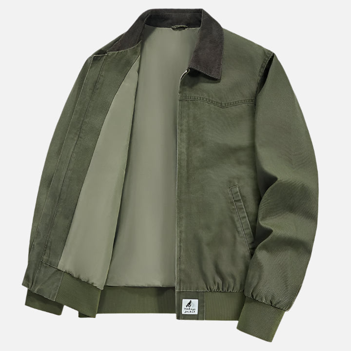 Jaqueta Bomber Vintage Masculina