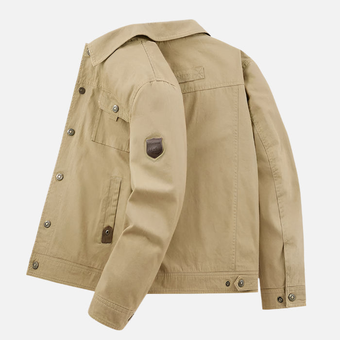 Jaqueta Casual Masculina em Algodão