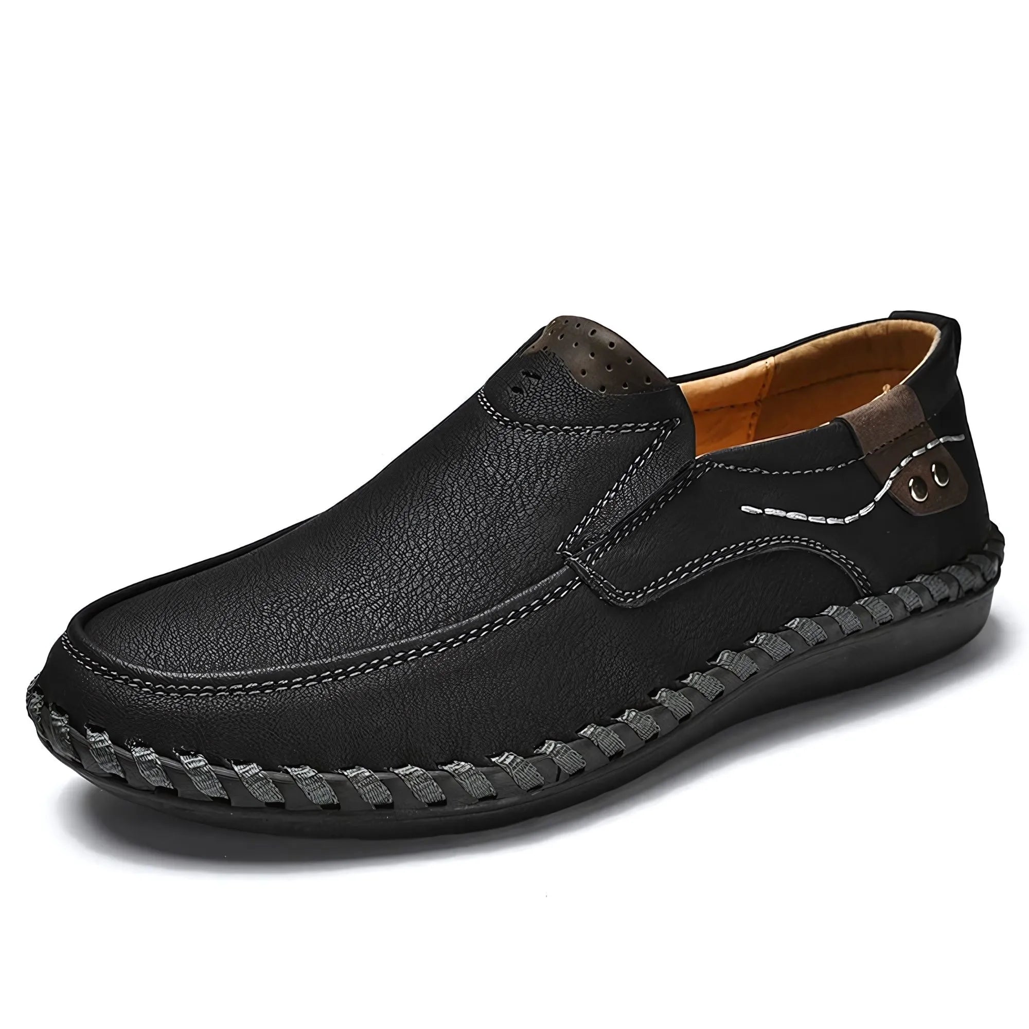 Sapato Mocassim Masculino Raphaelos Santorini - vista lateral
