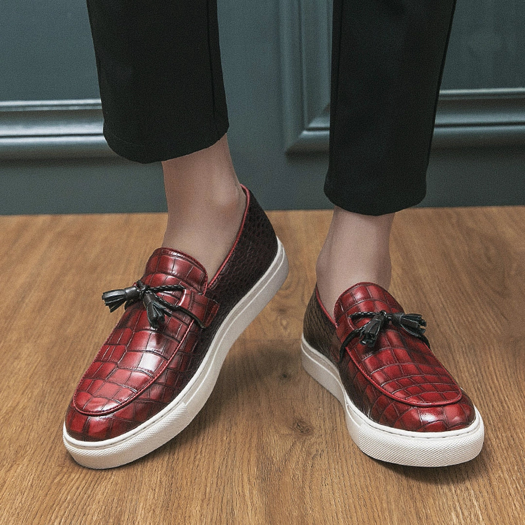 Sapato Mocassim Masculino Raphaelos Oslo - vista traseira