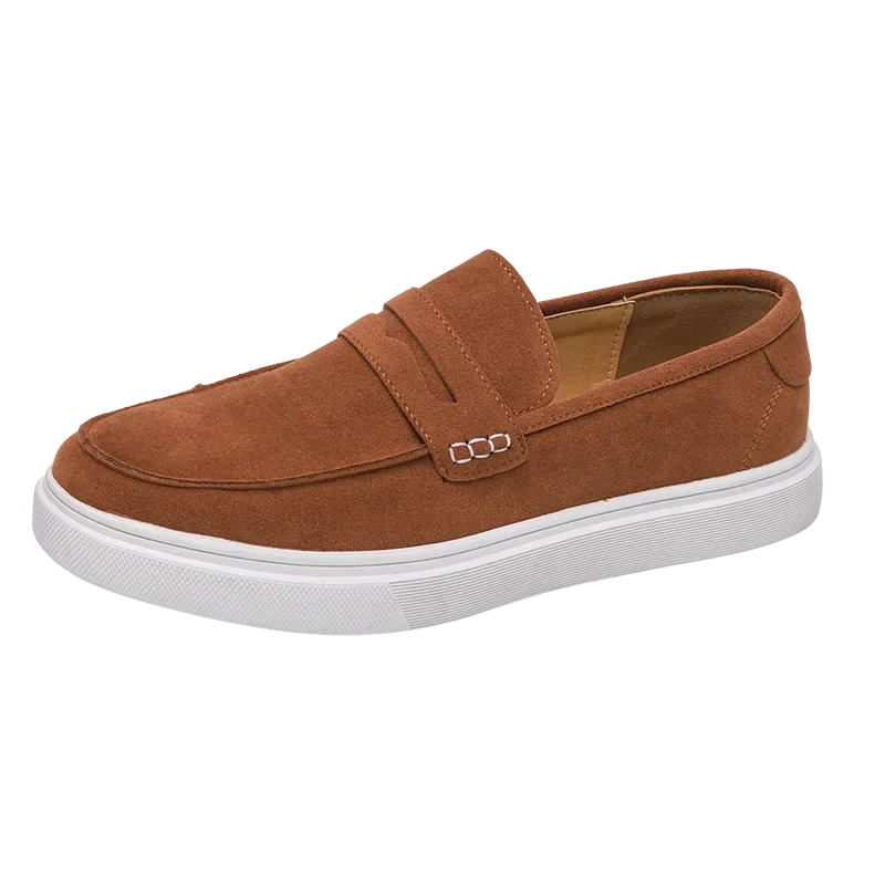 Tênis Masculino em Camurça Raphaelos Nice - vista lateral