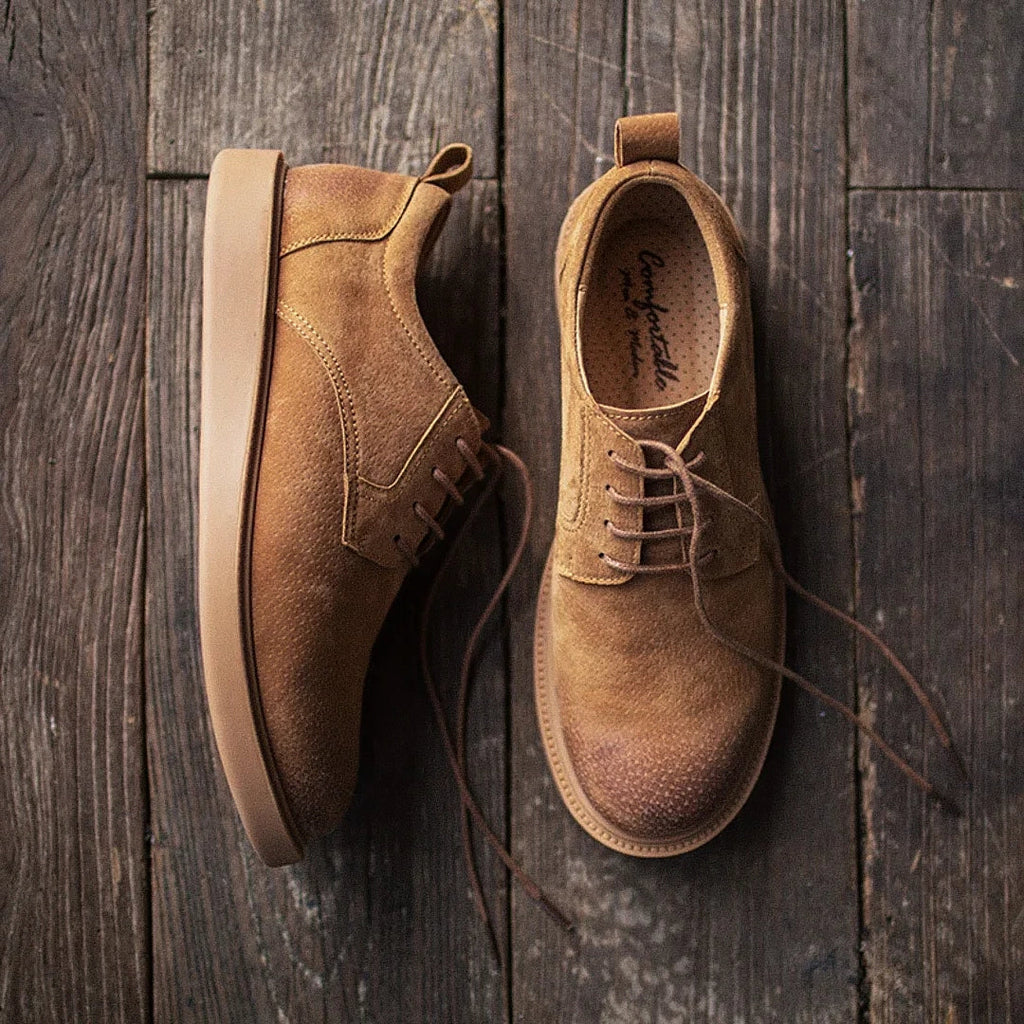 Tênis Masculino em Camurça Raphaelos - vista traseira