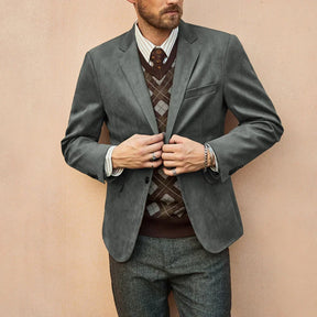 Blazer Masculino em Camurça Raphaelos B029