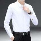 Camisa Social Masculina Manga longa Slim Fit Raphaelos