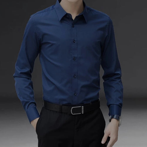 Camisa Social Masculina Manga longa Slim Fit Raphaelos