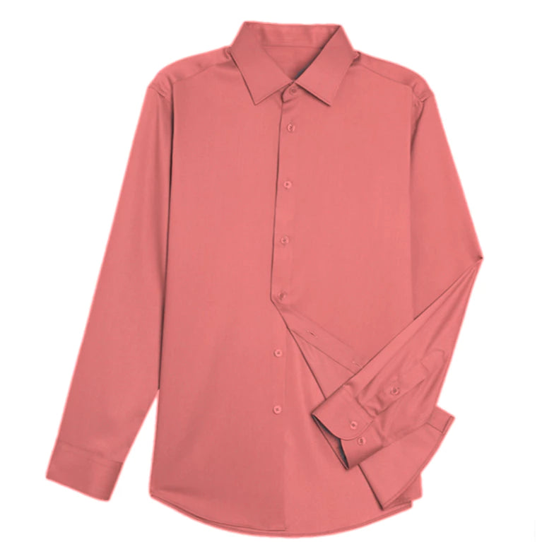 Camisa Social Masculina Manga longa Slim Fit Raphaelos