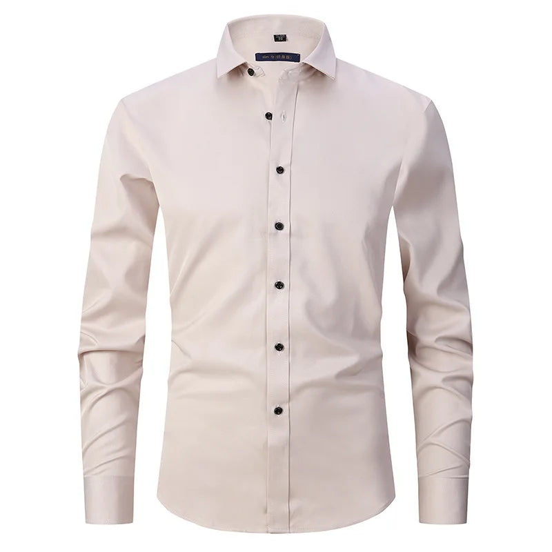 Camisa Social de Algodão Masculina Raphaelos S142