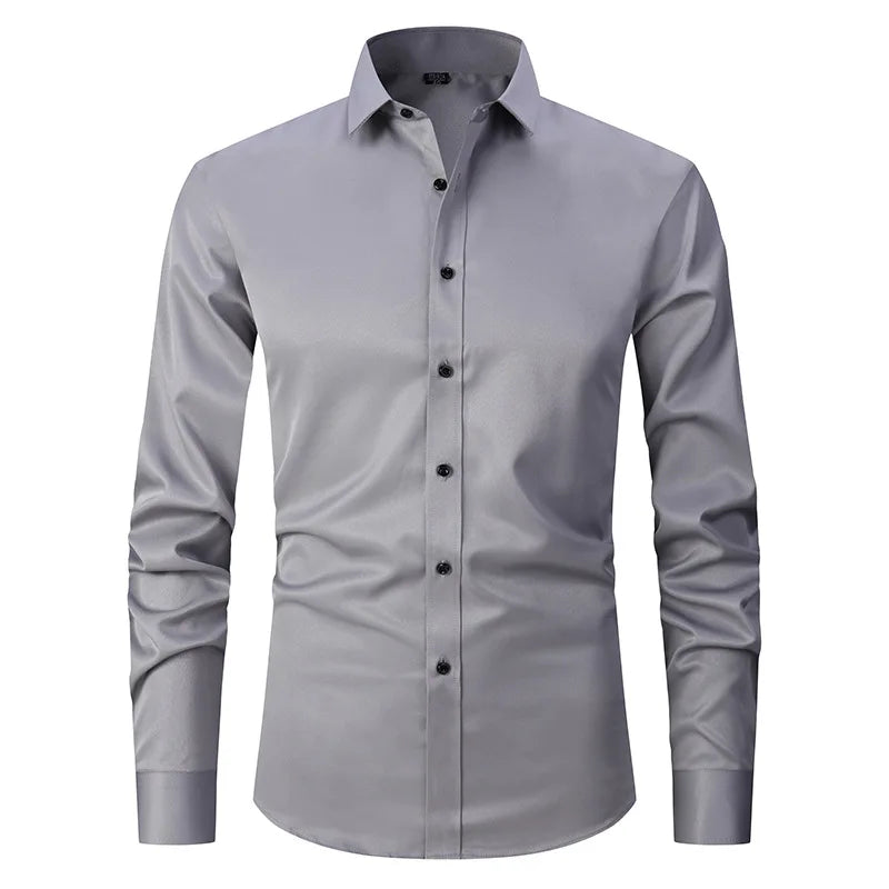 Camisa Social de Algodão Masculina Raphaelos S142
