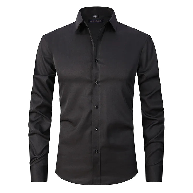 Camisa Social de Algodão Masculina Raphaelos S142
