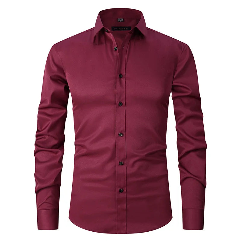 Camisa Social de Algodão Masculina Raphaelos S142