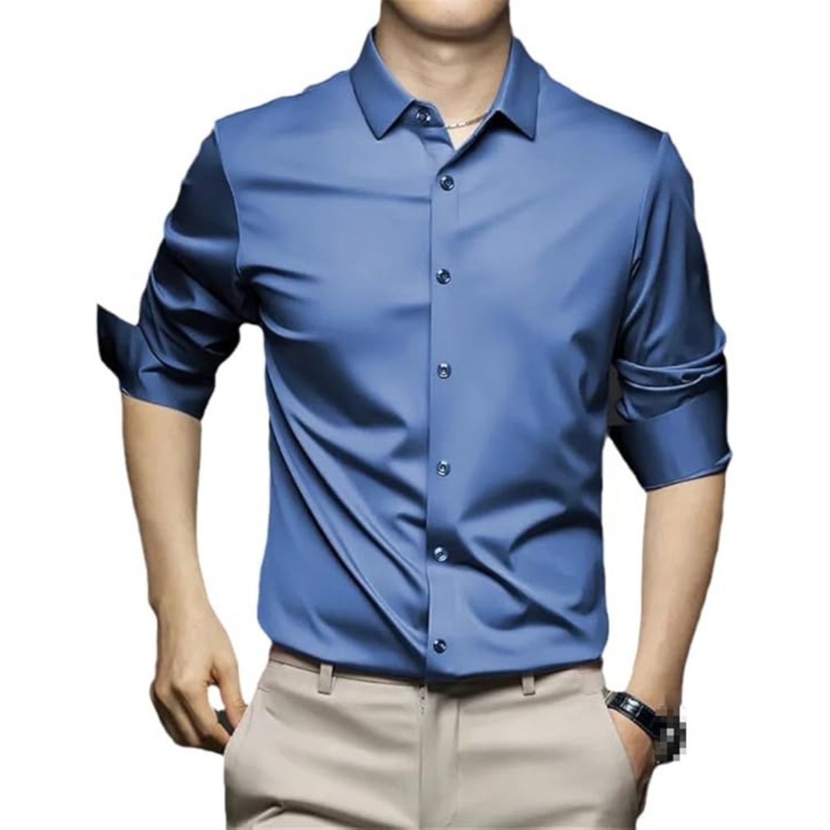 Camisa Social Masculina Raphaelos S422