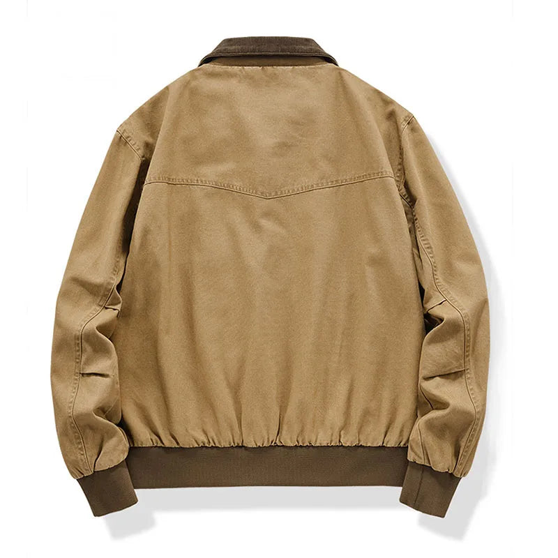 Jaqueta Bomber Vintage Masculina Raphaelos J178 - vista traseira