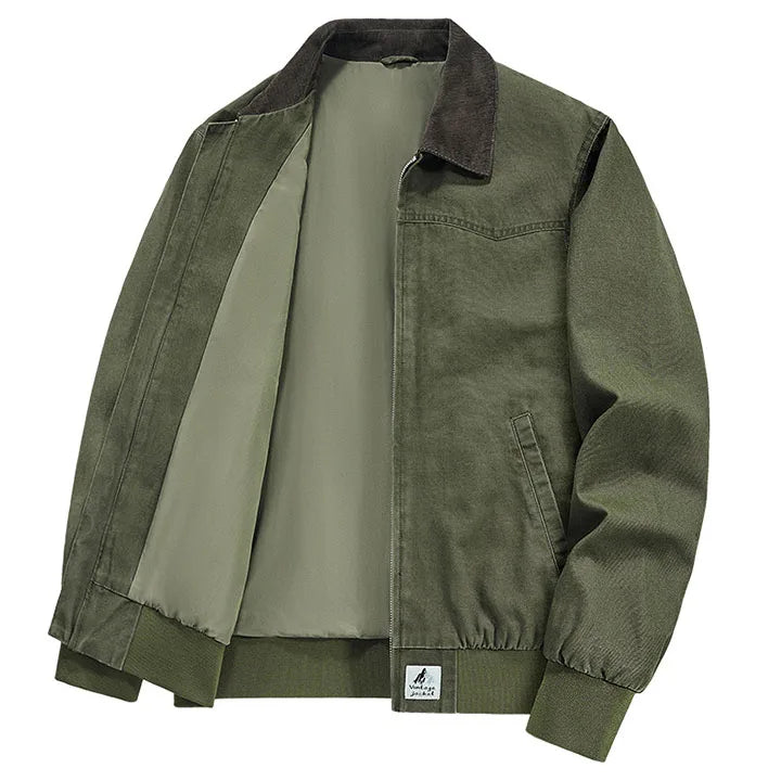 Jaqueta Bomber Vintage Masculina Raphaelos J178 - vista superior