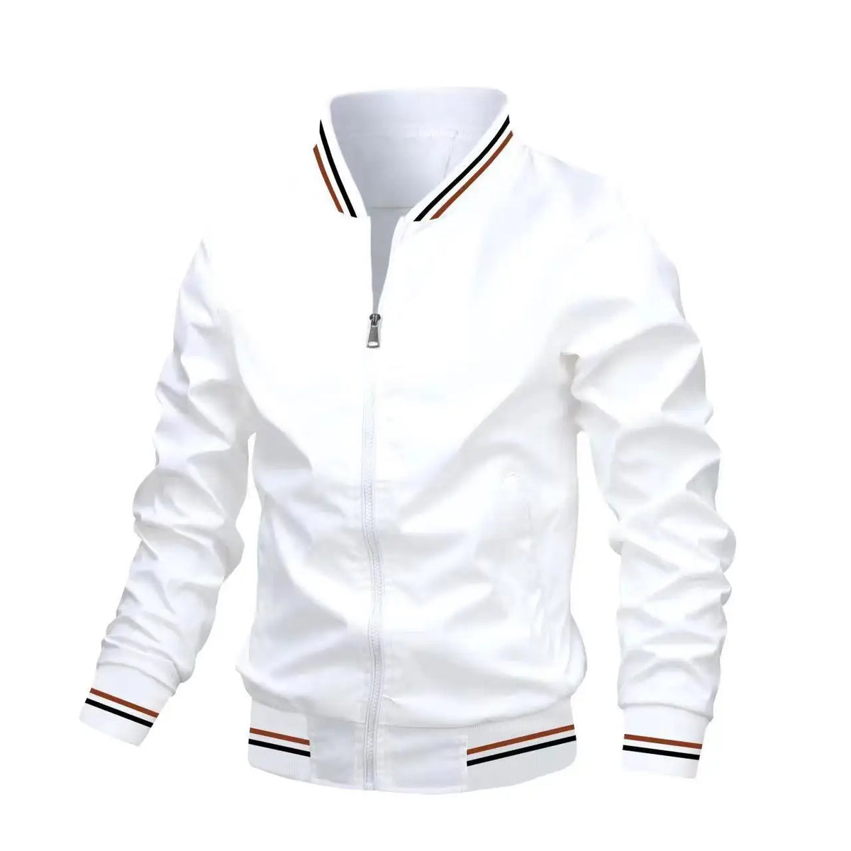 Jaqueta Casual Masculina com Zíperes Raphaelos J039