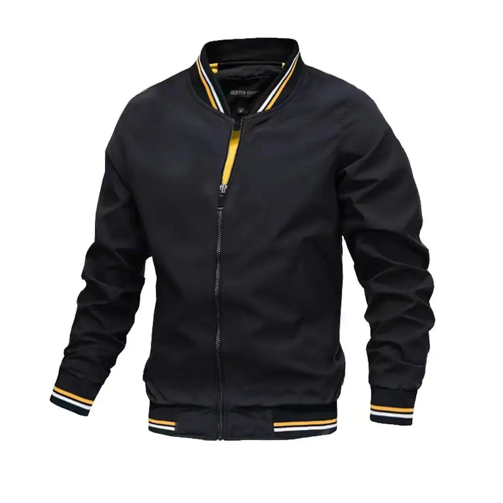 Jaqueta Casual Masculina com Zíperes Raphaelos J039