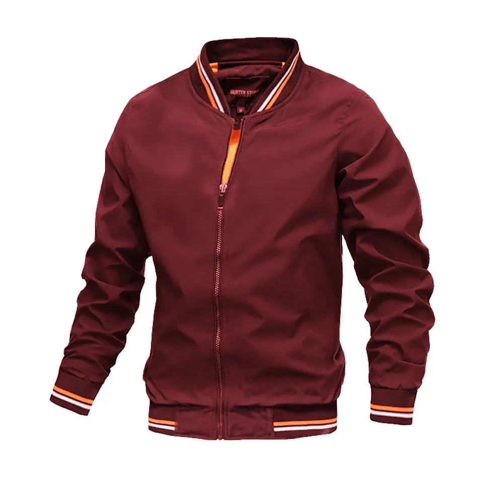 Jaqueta Casual Masculina com Zíperes Raphaelos J039