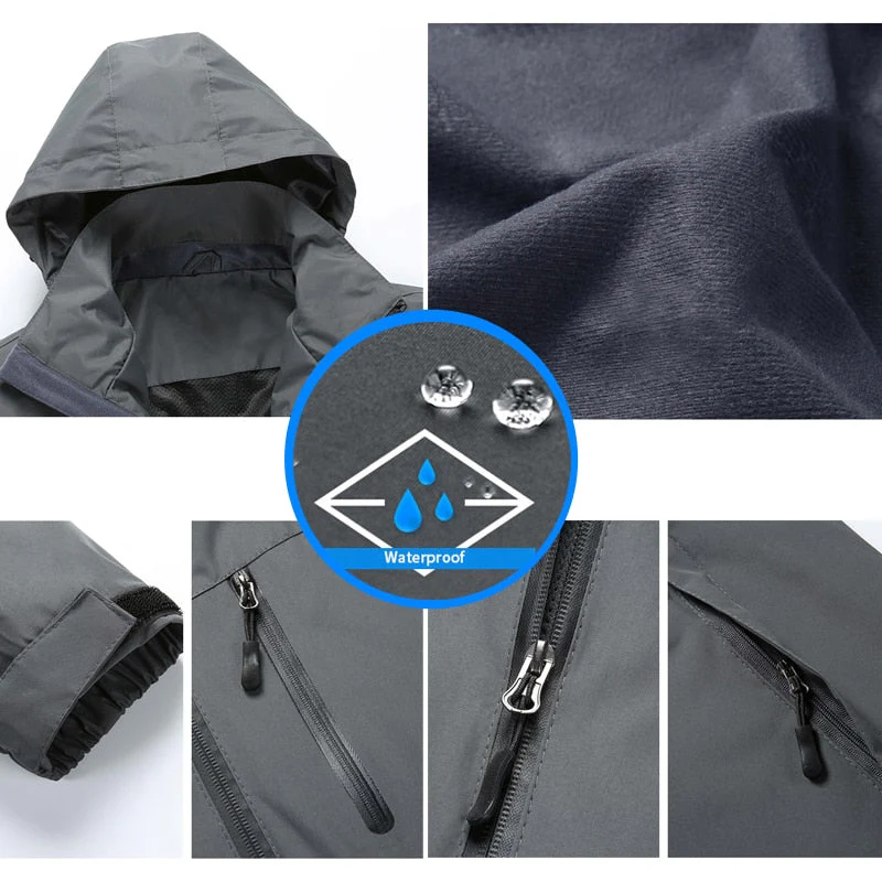 Jaqueta Corta Vento Raphaelos J126 - vista traseira