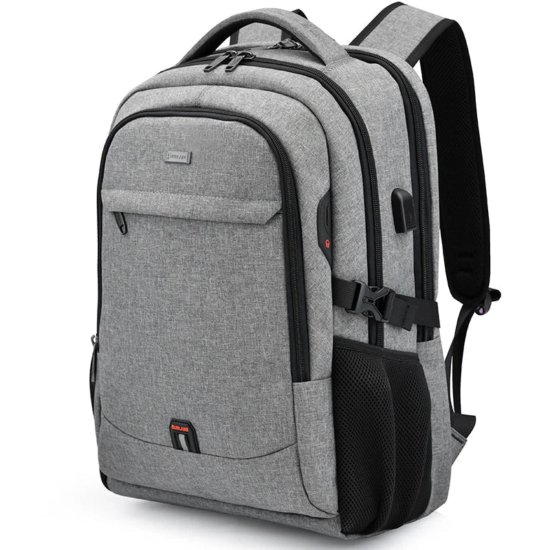 Mochila Executiva Raphaelos S084 - Notebook 17'', Impermeável e Porta USB