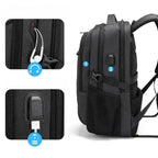 Mochila Executiva Raphaelos S084 - Notebook 17'', Impermeável e Porta USB - imagem 8