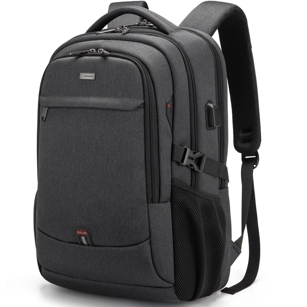 Mochila Executiva Raphaelos S084 - Notebook 17'', Impermeável e Porta USB - vista frontal