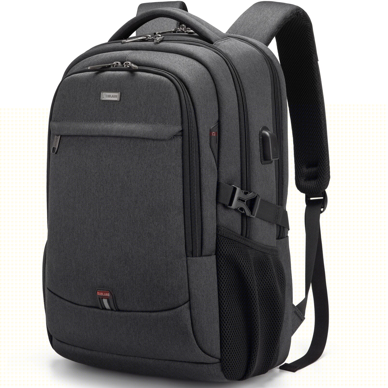 Mochila Executiva Raphaelos S084 - Notebook 17'', Impermeável e Porta USB - vista frontal
