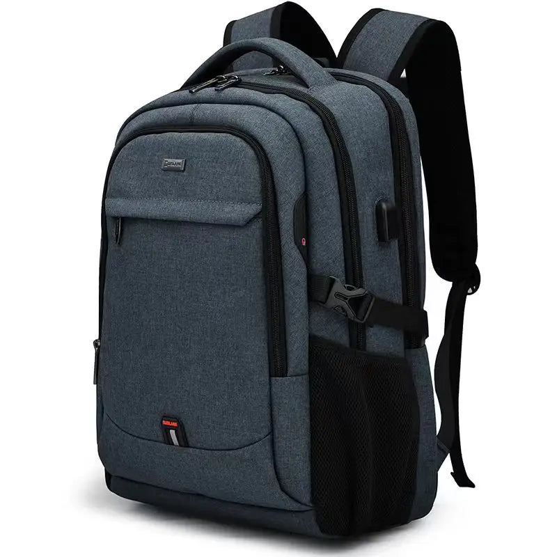 Mochila Executiva Raphaelos S084 - Notebook 17'', Impermeável e Porta USB