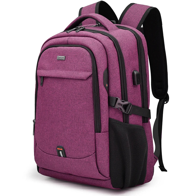 Mochila Executiva Raphaelos S084 - Notebook 17'', Impermeável e Porta USB