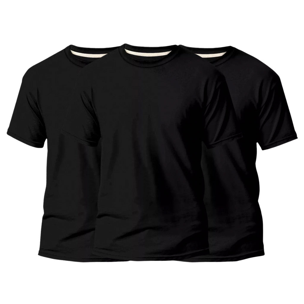 Camisetas Raphaelos Básicas Camisa Masculina Slim Algodão Várias Cores - vista superior