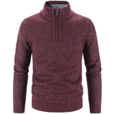 Suéter Masculino Gola Bordado Meio Zíper Raphaelos S181