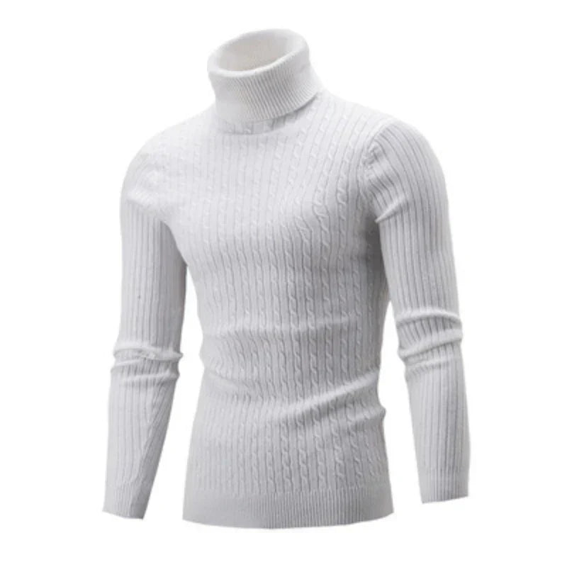 Suéter Masculino Pullover de Gola Alta Raphaelos S177 - vista lateral